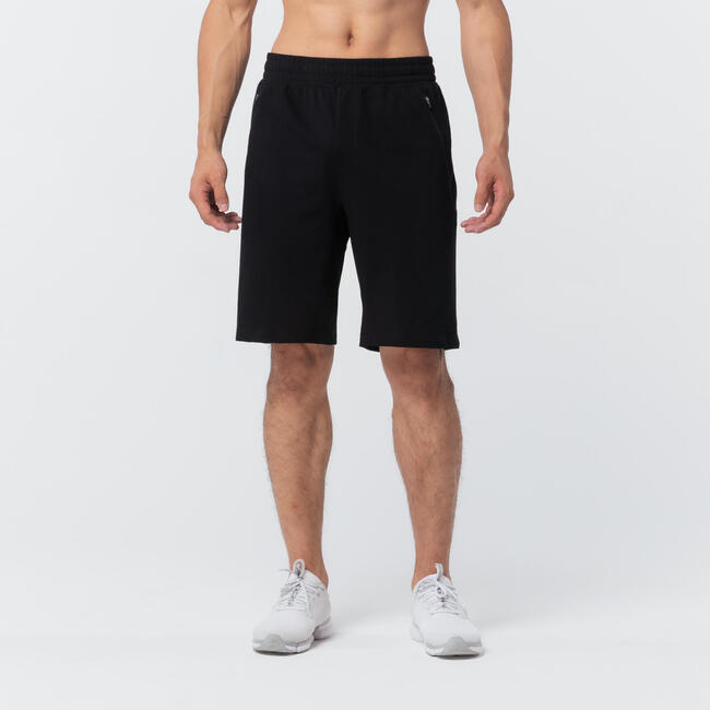 Men's Long Gym Shorts 520 - Black