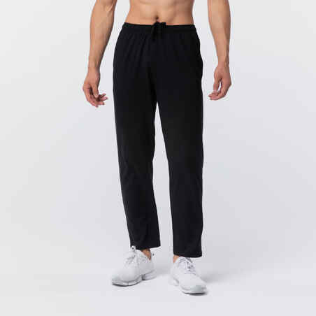 Pantalon jogging Fitness homme - 100 noir