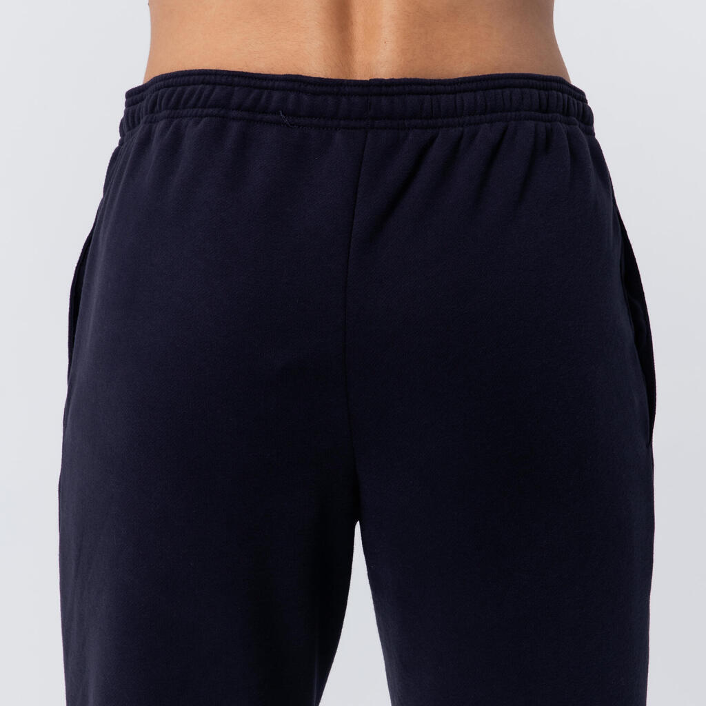 Pantalon Jogging Fitness Homme - 100 Bleu noir