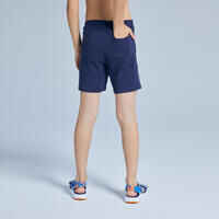 Kids' Basic Cotton Shorts - Navy