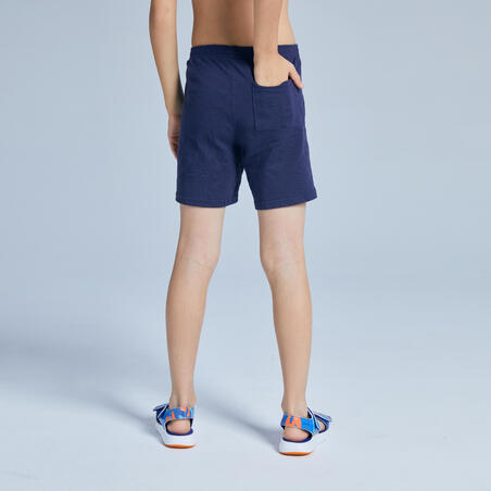 Short enfant coton - Basique marine