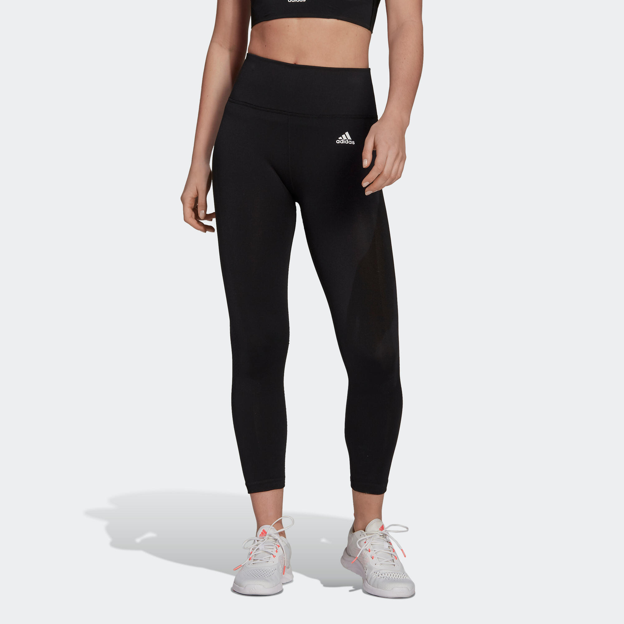 Seamless Fitness 7/8 Leggings - Black 