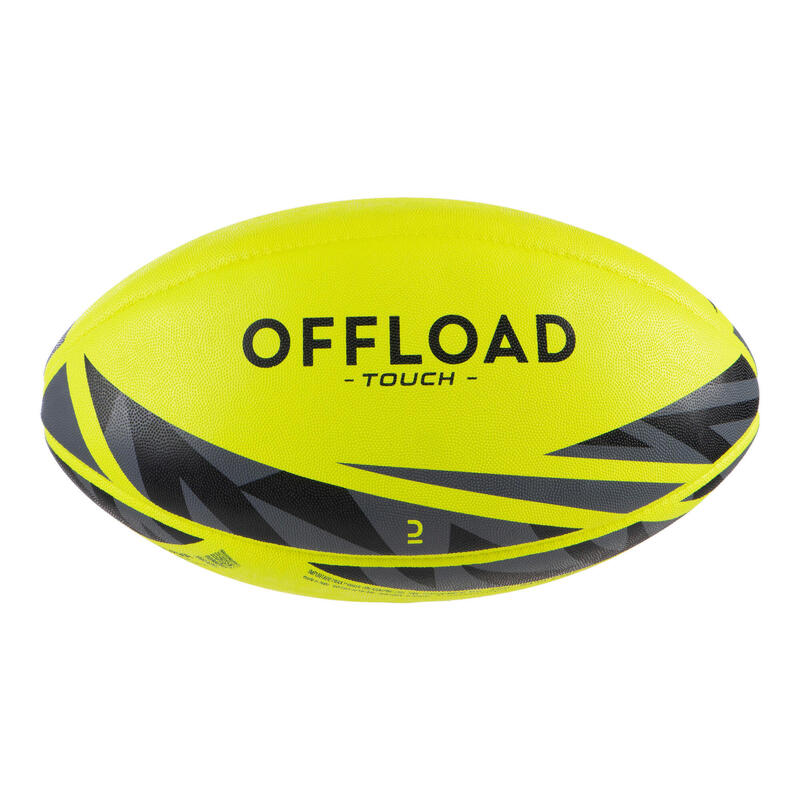 Bal voor touch rugby geel