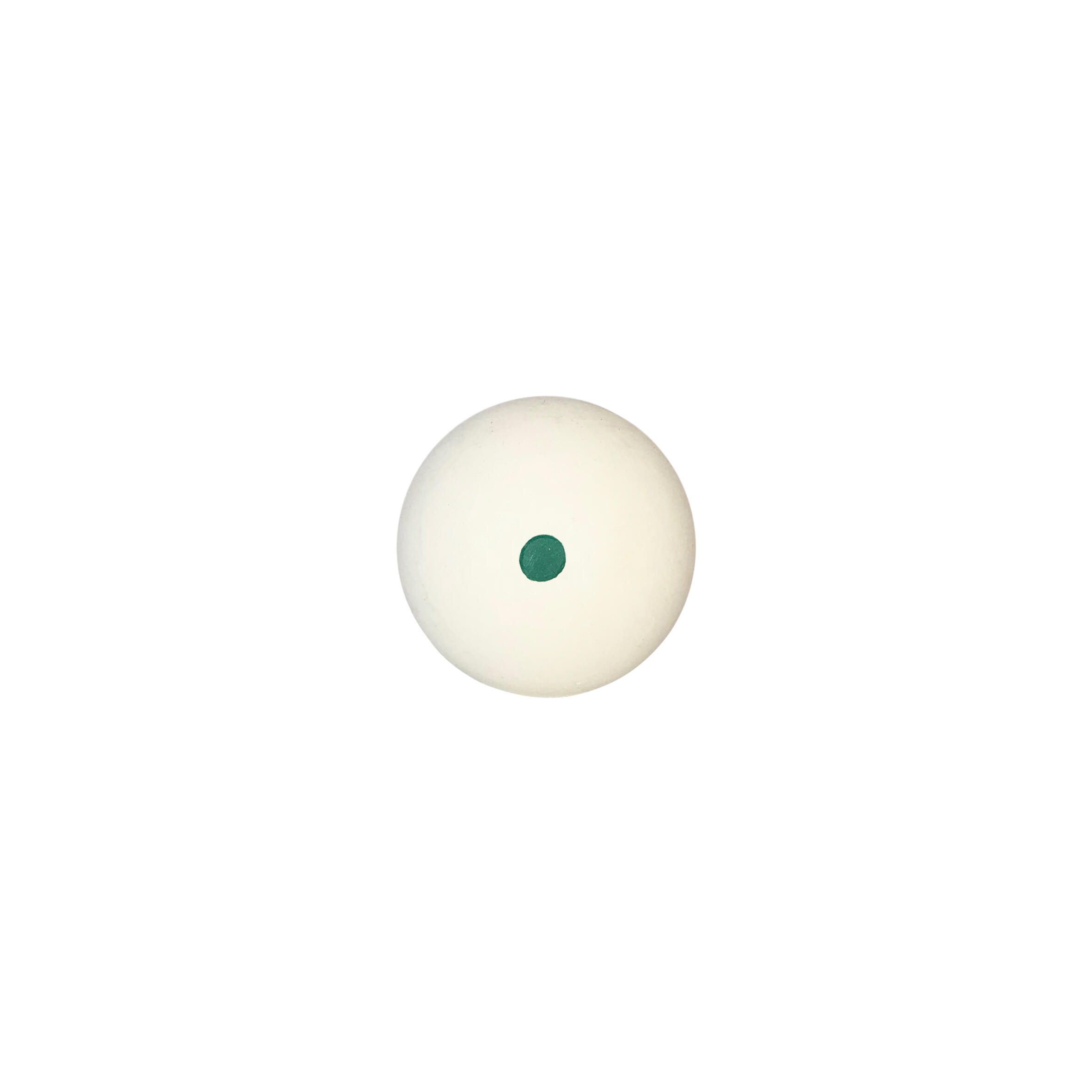 EUSKALDUNA Pelota Paleta Goma Maciza Blanca Punto Verde (Bola)