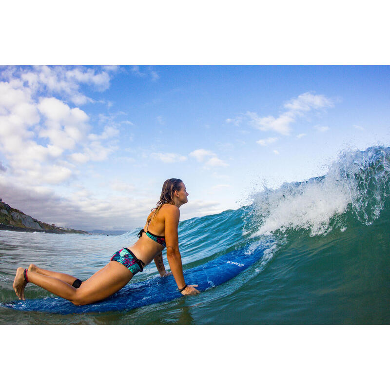 Shorty de surf femme VANINA Lovina bleue avec cordon de serrage
