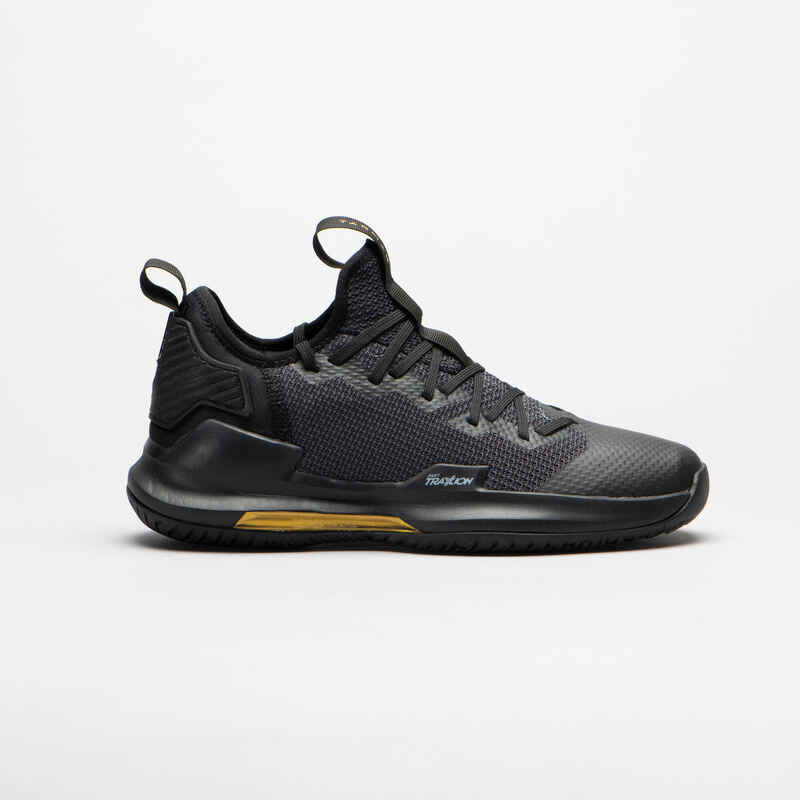 Men's/Women's Low-Rise Basketball Shoes Fast 500 - Black