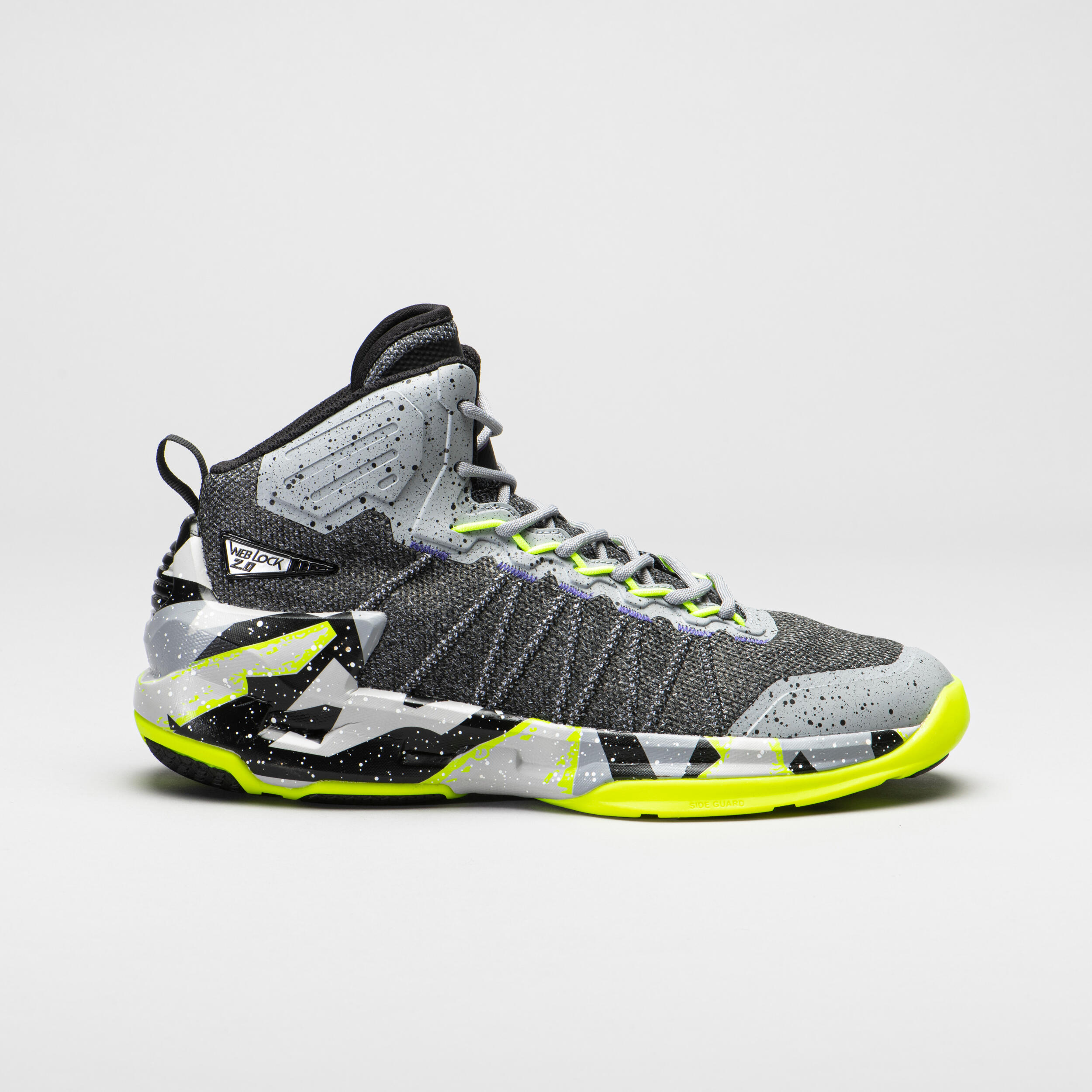 squirrel grey / fluo yellow