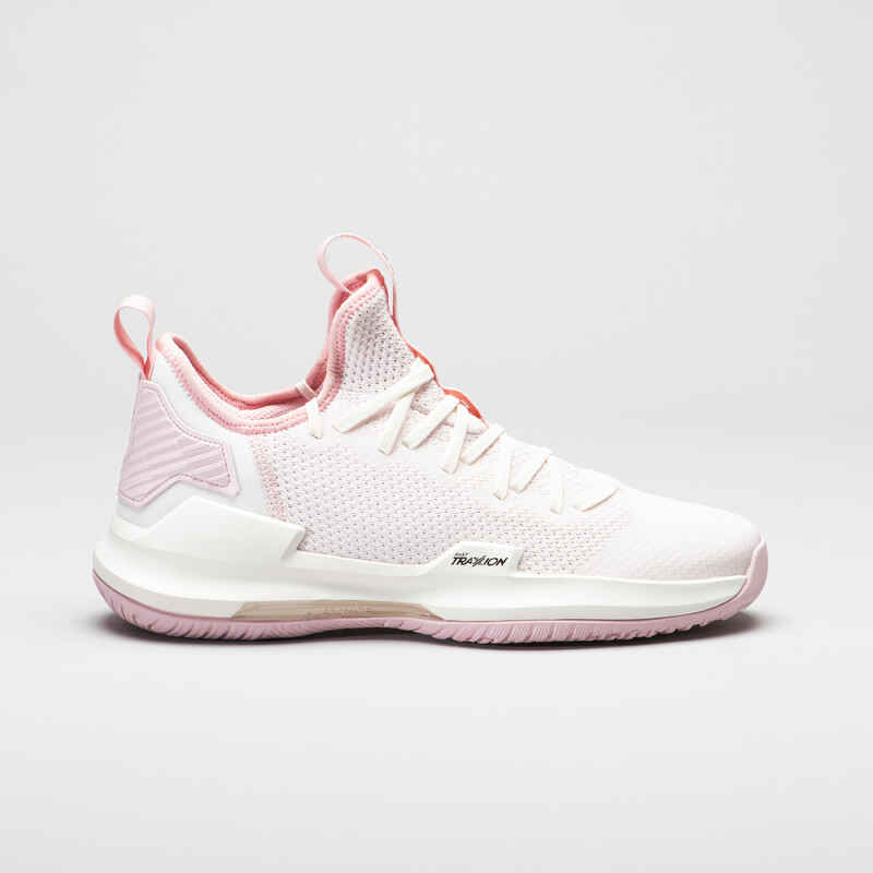 Men's/Women's LowRise Basketball Shoes Fast 500 Pink Decathlon