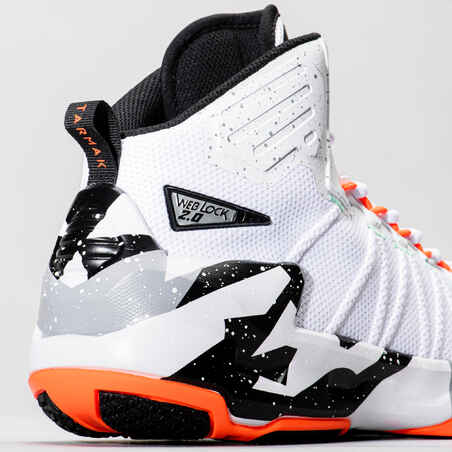 Men's/Women's Basketball Shoes SS500 - Grey/Orange