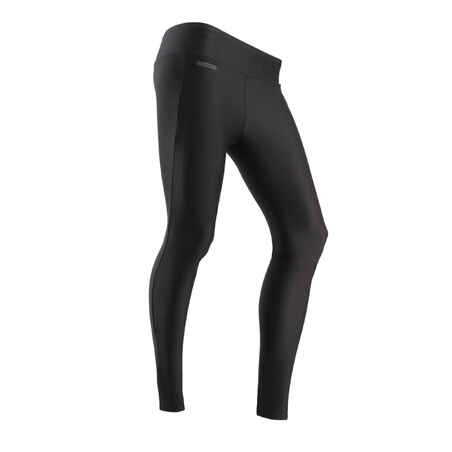 بنطلونات ضيقة للجري TIGHTS RUN DRY للسيدات - أسود