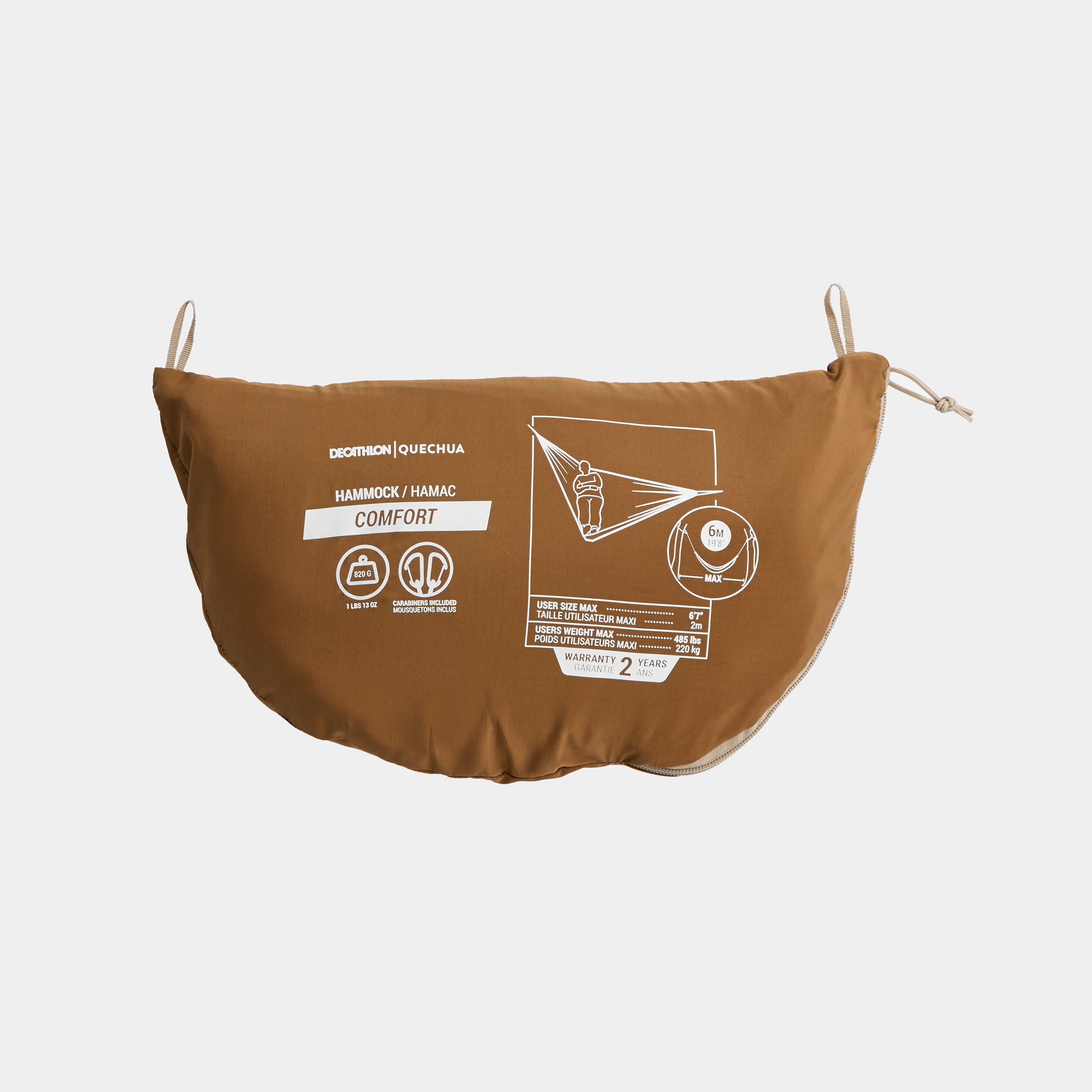 Comfort Hammock 2-Person 350 x 175 cm - QUECHUA
