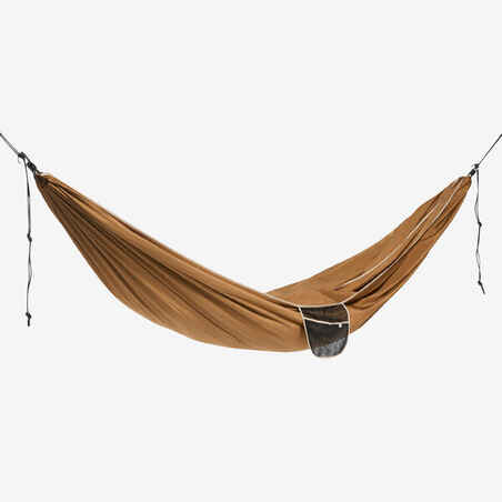 Hamaca	para 2 personas 350 x 175cm	para camping Quechua Comfort naranja