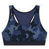 Women's Medium Support Racer Back Sports Bra with Cups - Blue