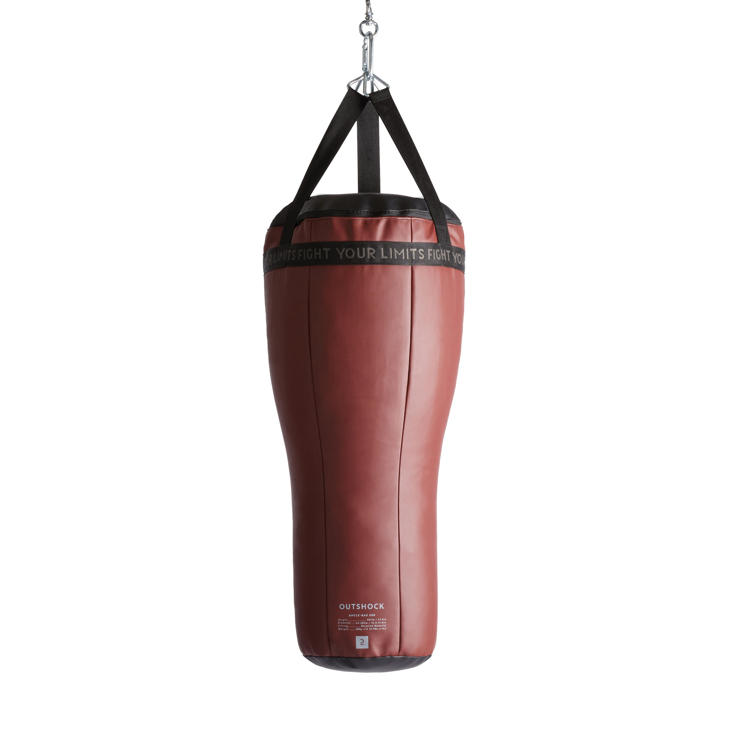 Punching Bag 500 Angle - Burgundy OUTSHOCK - Decathlon