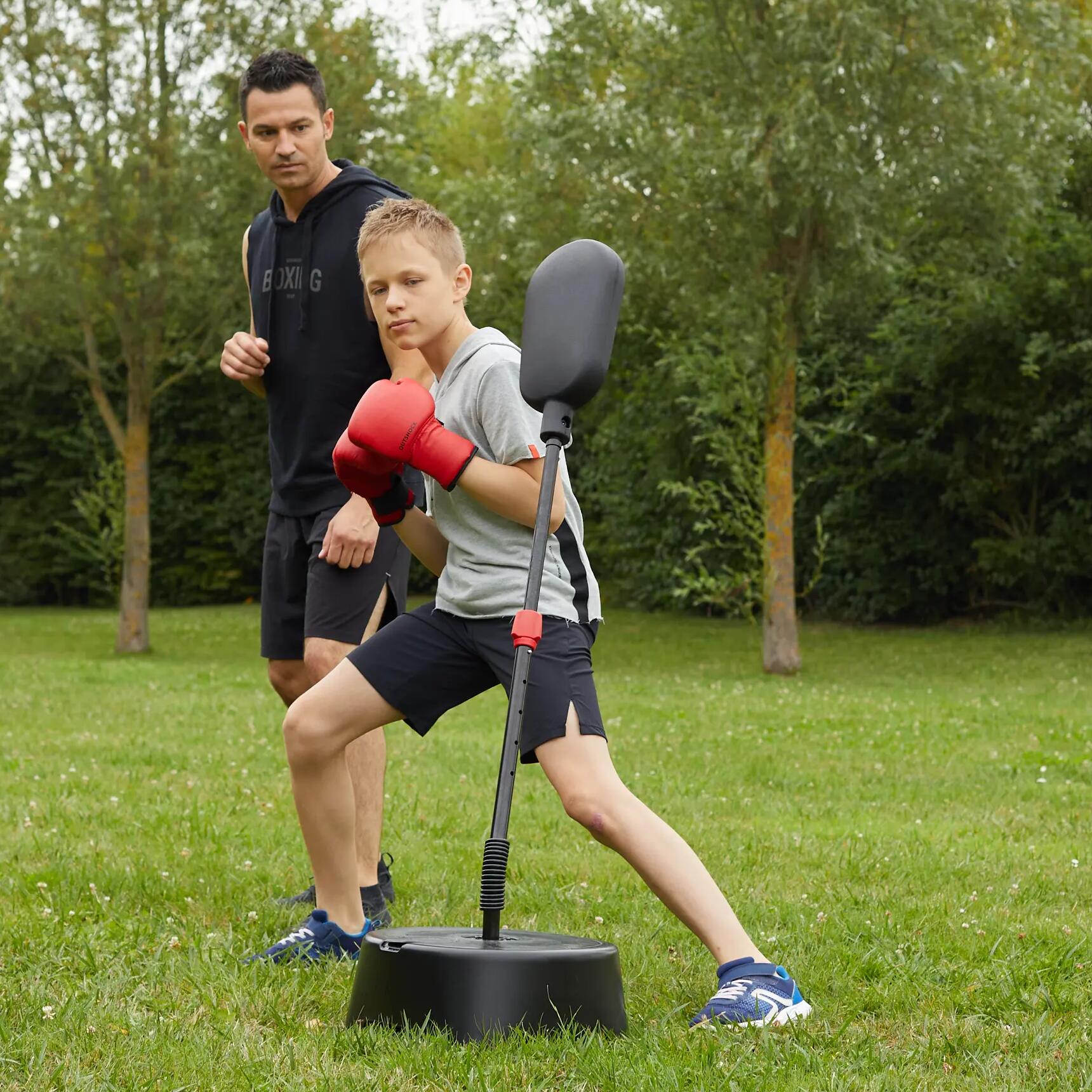 Decathlon Domyos Outshock Kids' Punching Ball Kit + Boxing Gloves 4OZ