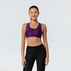 Women's Fitness Cardio Training Sports Bra 500 - Purple