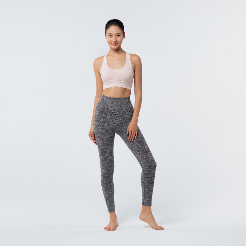 UNDER ARMOUR Skinny Workout Pants in Mottled Grey