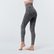 Seamless 7/8 Yoga Leggings - Mottled Grey