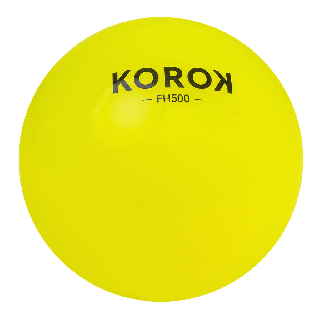 FH500 Smooth Field Hockey Ball - Yellow