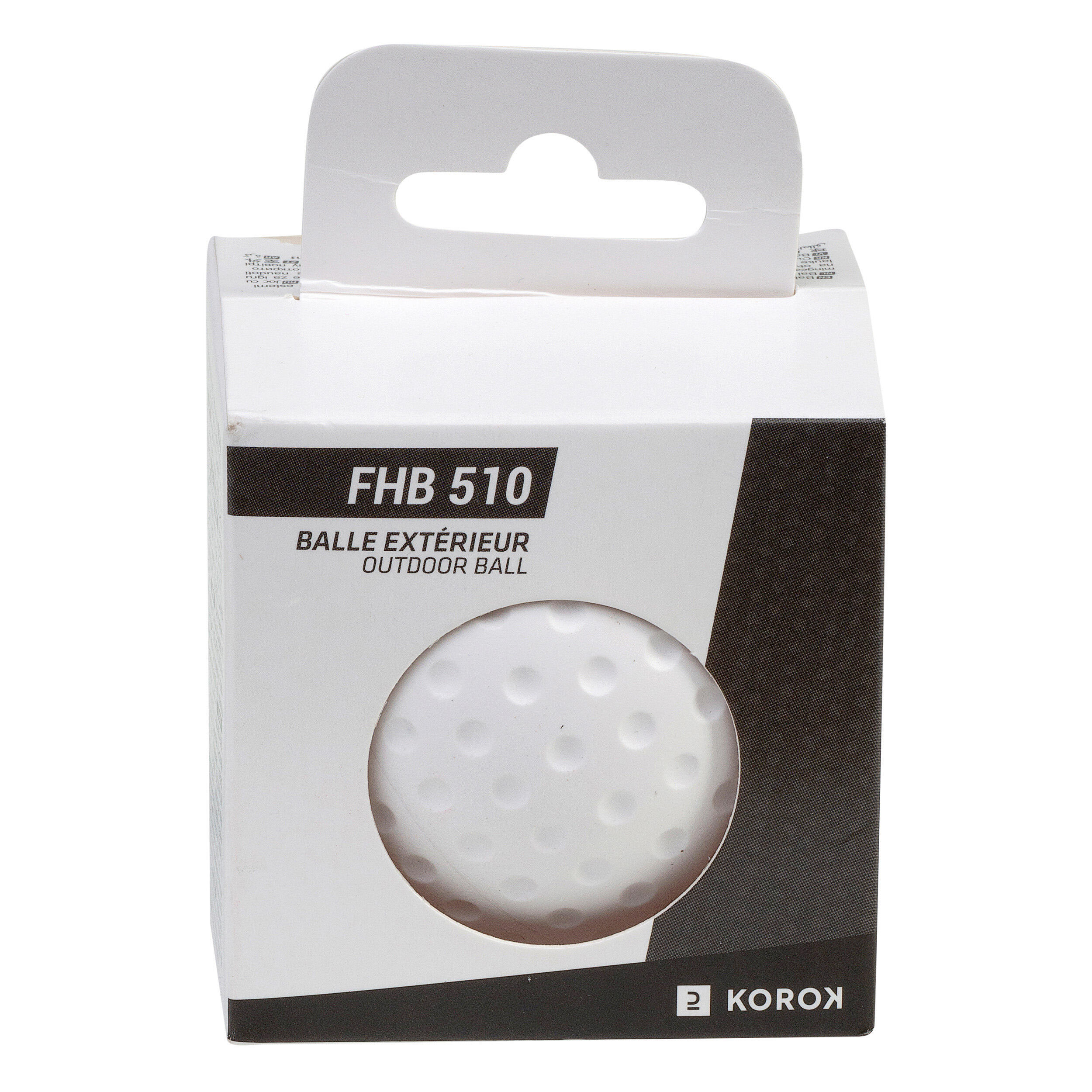 FH500 Dimpled Field Hockey Ball - White 2/2