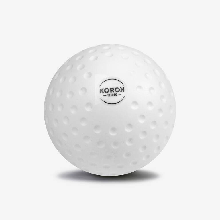 FH500 Dimpled Field Hockey Ball - White