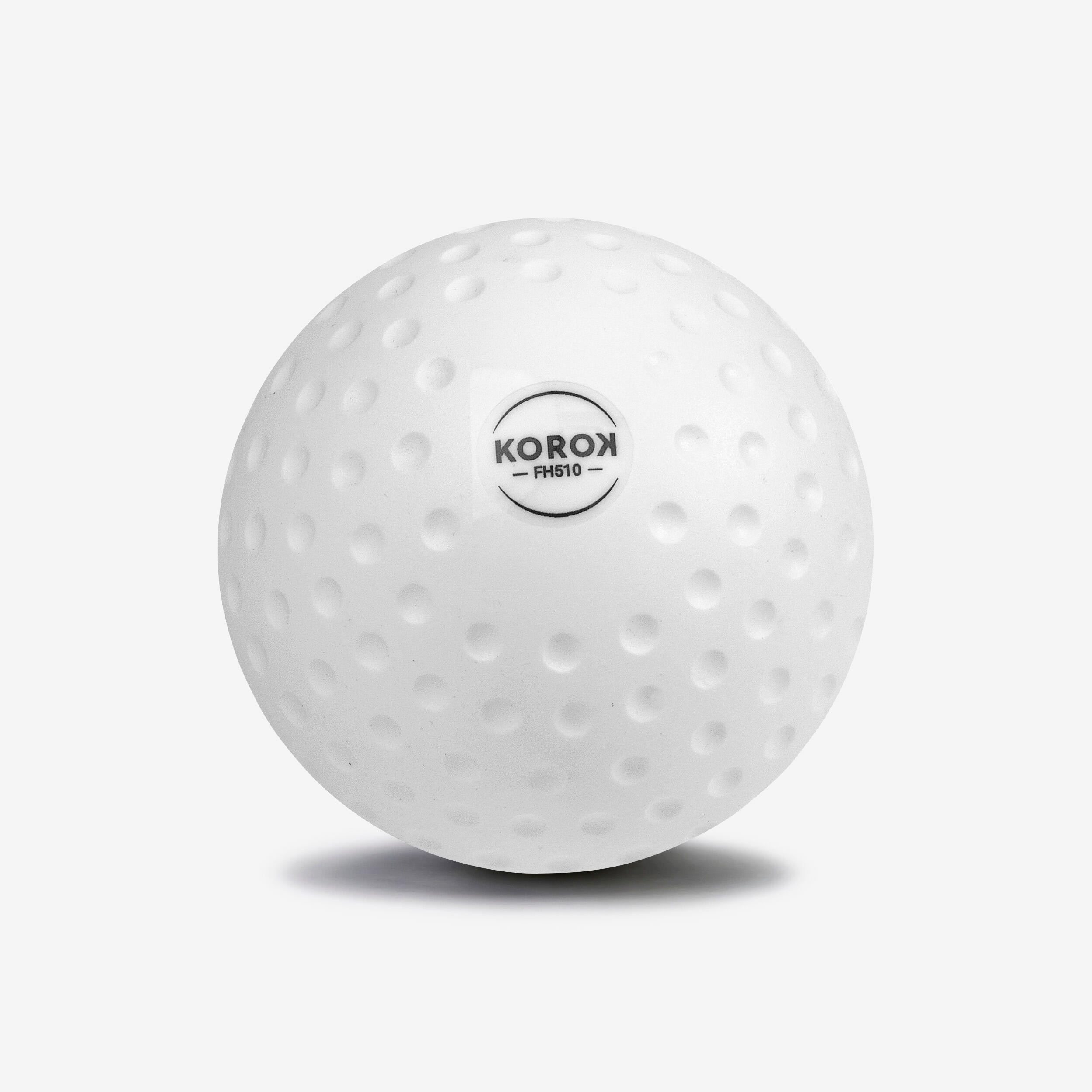 Dimpled Field Hockey Ball FH510 White KOROK Decathlon