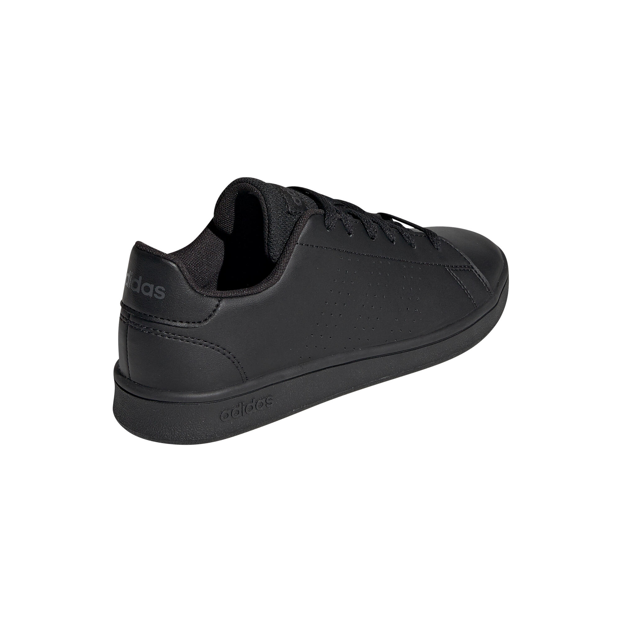 adidas advantage clean black junior