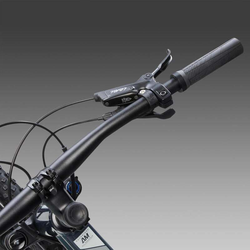 Bicicleta de montaña doble suspensión aluminio Rockrider AM 50 S negro