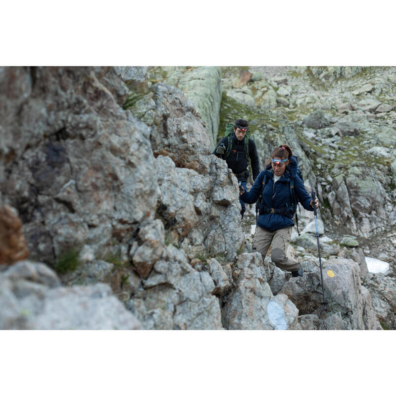 1 wandelstok MT500 grijs snel en precies verstelbaar