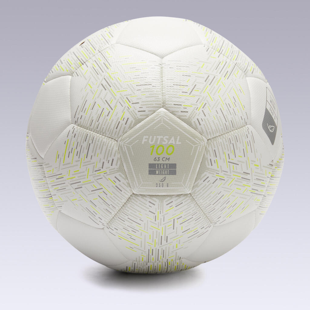 Futsalová lopta 100 Light biela