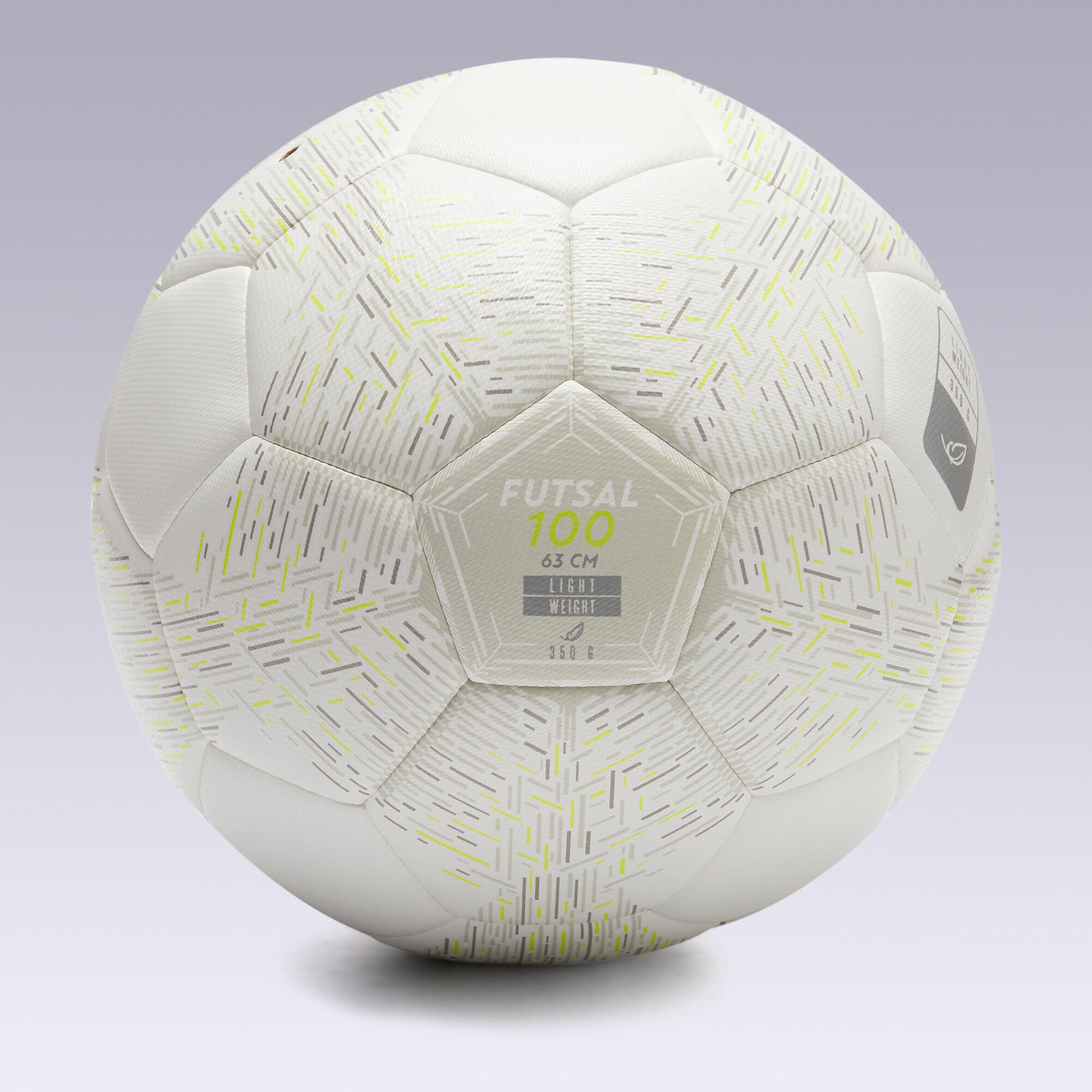 100 Pallone da futsal bianco leggero