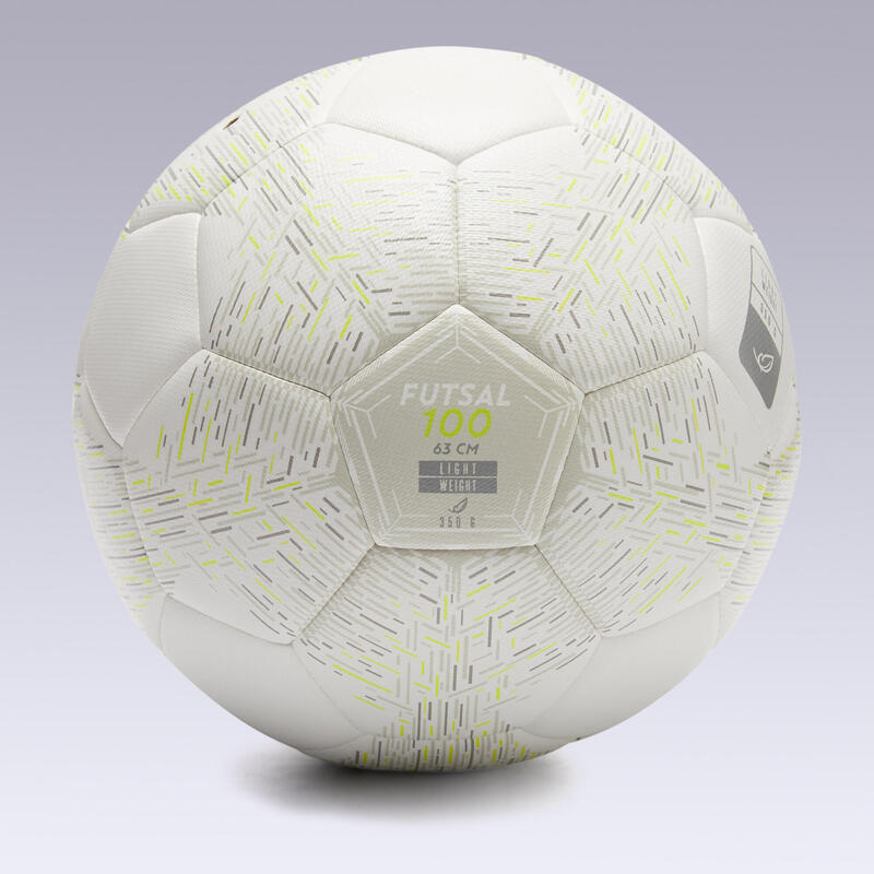 Balón Fútbol Sala 100 (63cm) Light blanco