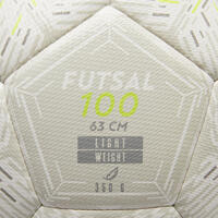 LOPTA ZA FUTSAL 100 LIGHT - BELA 