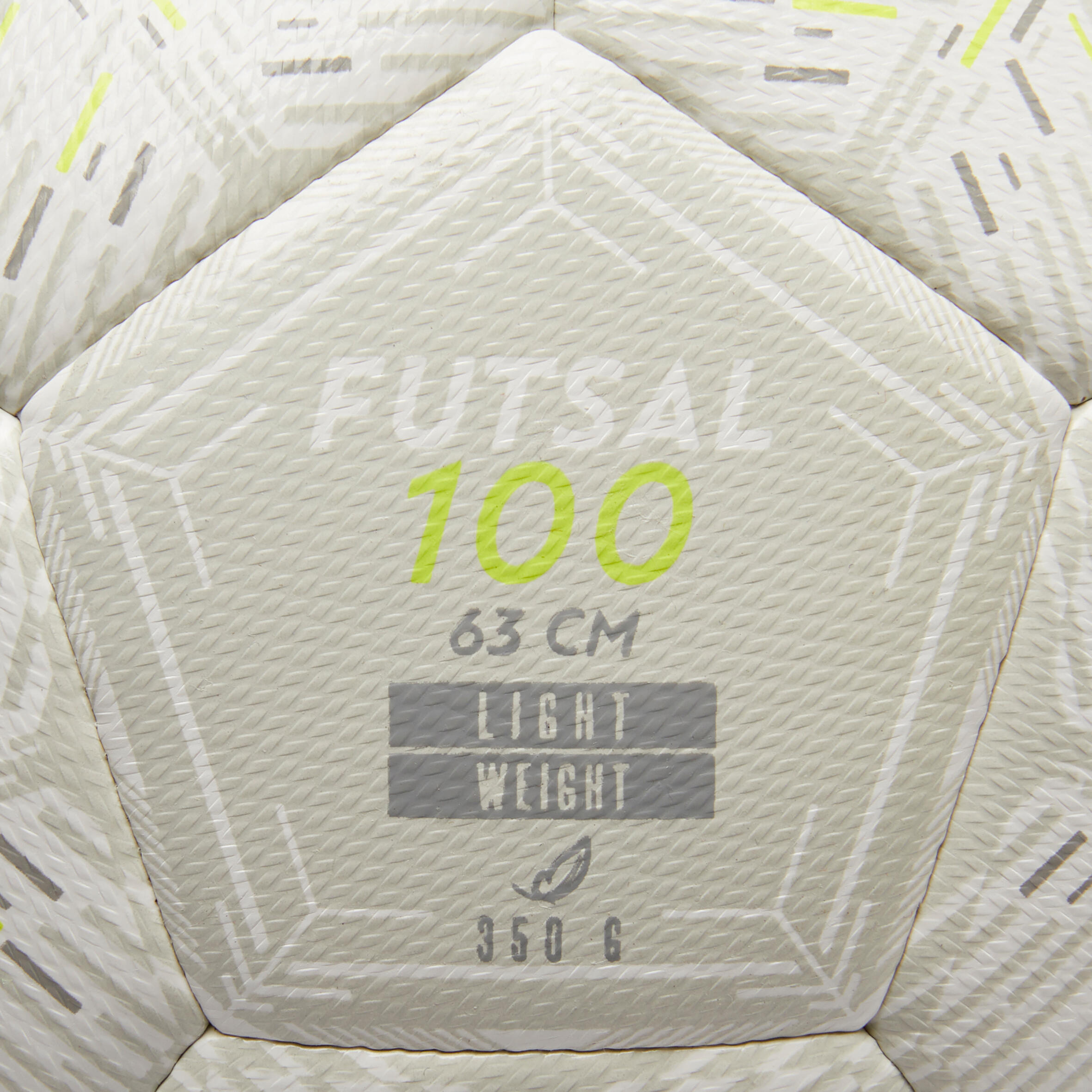 Futsal Ball 100 Light - White 2/6