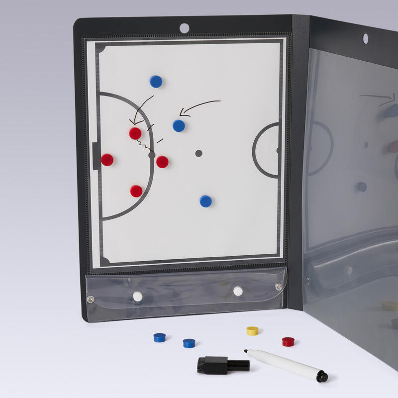 Pizarra de estrategia de fútbol plegable, pizarra magnética para entrenador  de fútbol, tablero táctico para diseñar