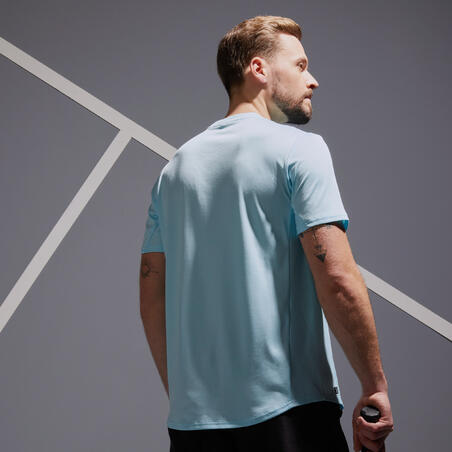Men's Tennis T-Shirt TTS100 - Sky Blue