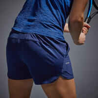 Tennis-Shorts Damen SH DRY 500 marineblau