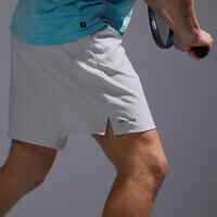 Tennis-Shorts Dry TSH 500 hellgrau