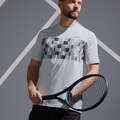 Tunna tenniskläder som andas, herr Racketsport - T-shirt DRY 500 blårutig ARTENGO - Padelkläder