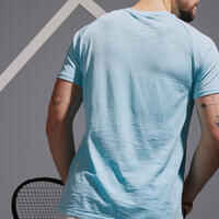 Tennis T-Shirt Herren Soft 500 blau