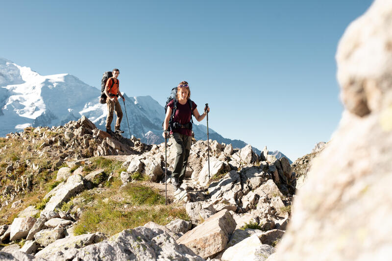 Hoe de schokdemping van een wandelstok gebruiken?