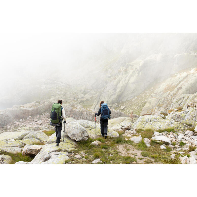 1 wandelstok MT500 rood snel en precies verstelbaar