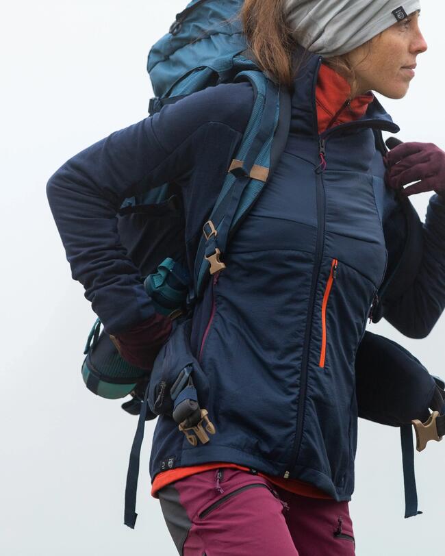 Women's Merino Wool Trekking Jacket Liner - MT900  Black