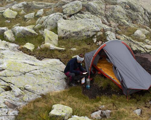 Acampar no outono