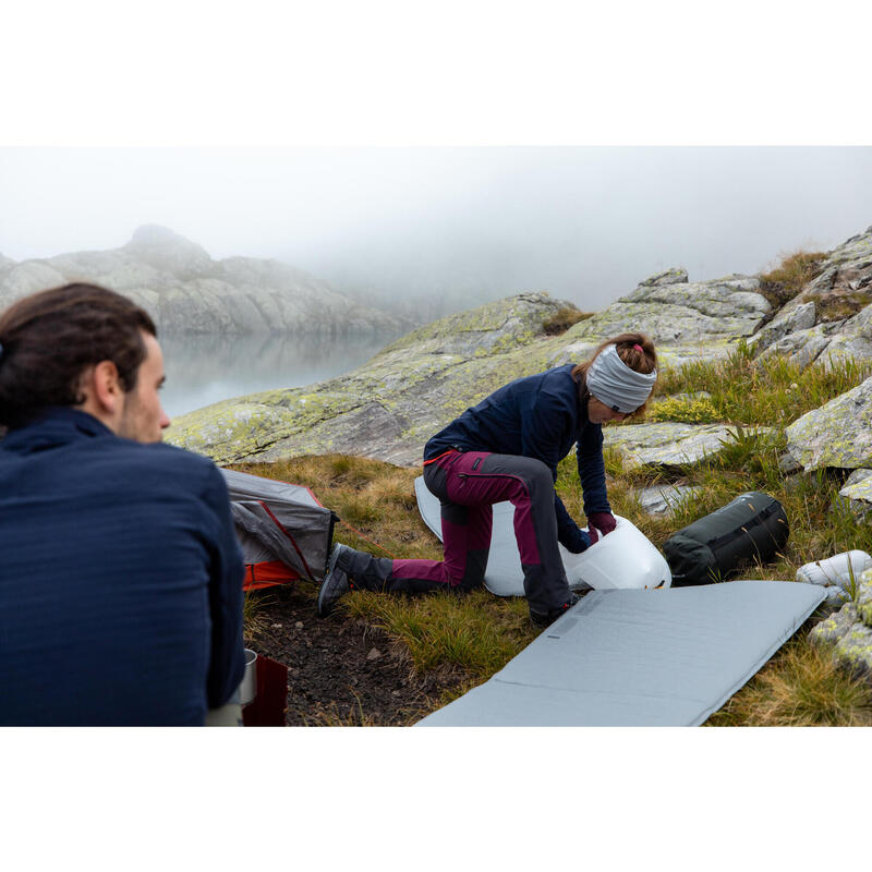 Materassino autogonfiante trekking MT100 grigio | 180 x 52 cm | 1 persona.