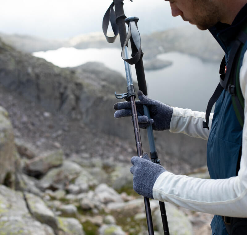 Utiliser bloqueur externe baton trek