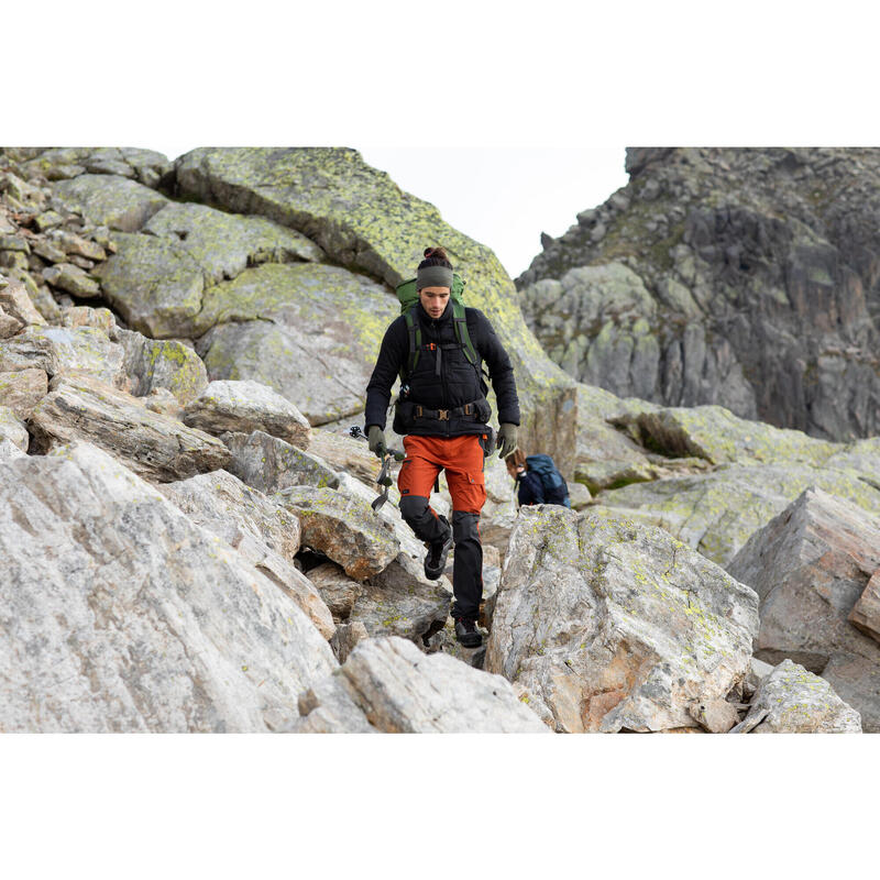 Pantalon Rezistent Trekking la munte MT500 Cărămiziu Bărbați