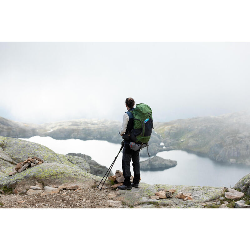 Scarpe trekking uomo TREK 500 MATRYX® impermeabili grigie