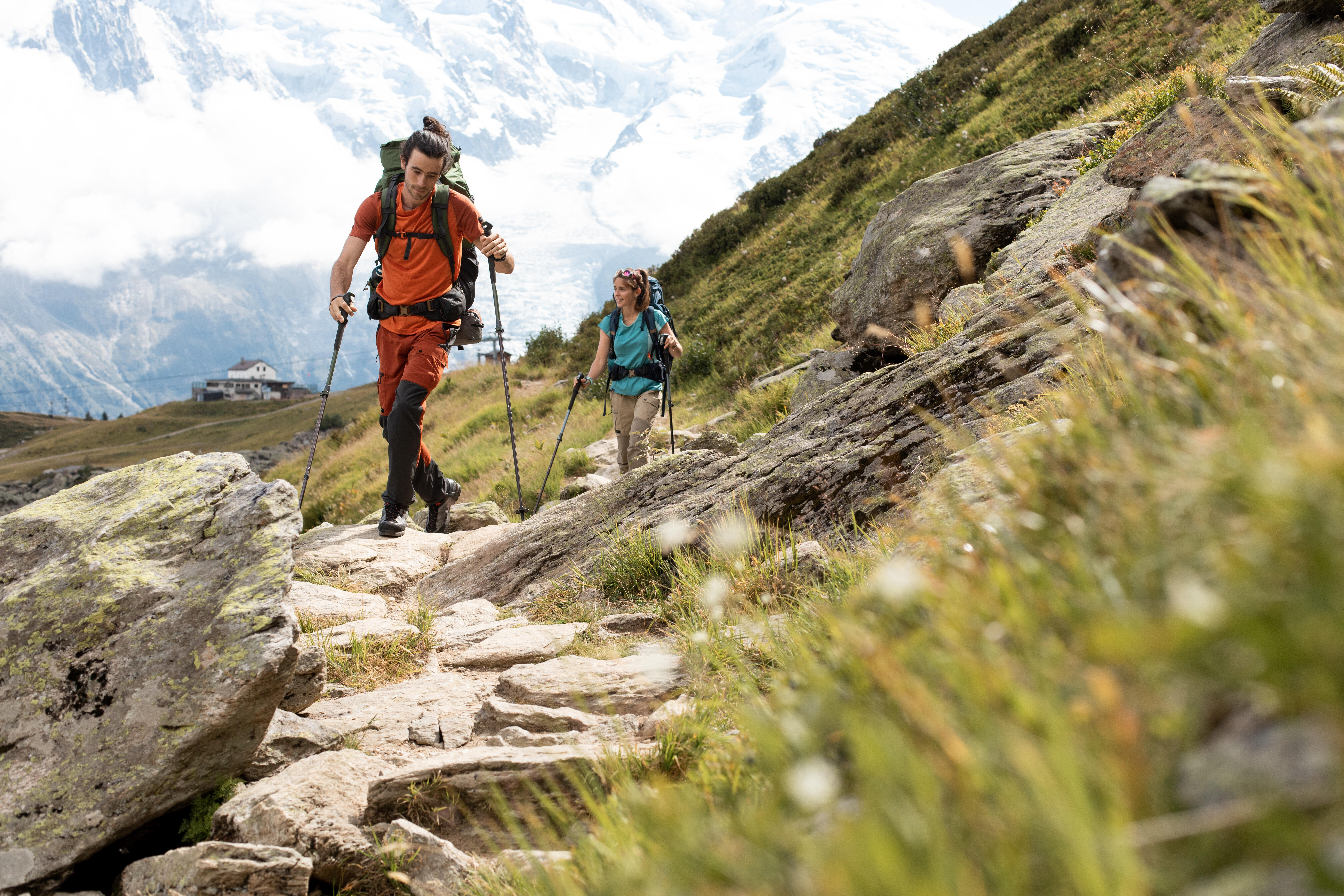 Bâton de randonnée ajustable – MT 500 vert - FORCLAZ