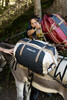 Сумка-баул походная 40-60 л зеленая DUFFEL 500 EXTEND Forclaz